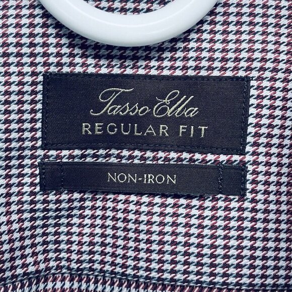 Tasso Elba dress Shirt Size 16 1/2 Men’s  Regular-Fit Multicolor Buttondown - Picture 4 of 12